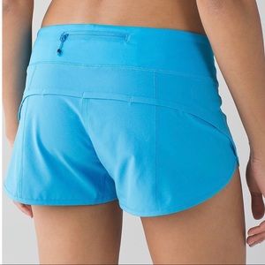 Lululemon Speed Short - 4 - Kayak Blue